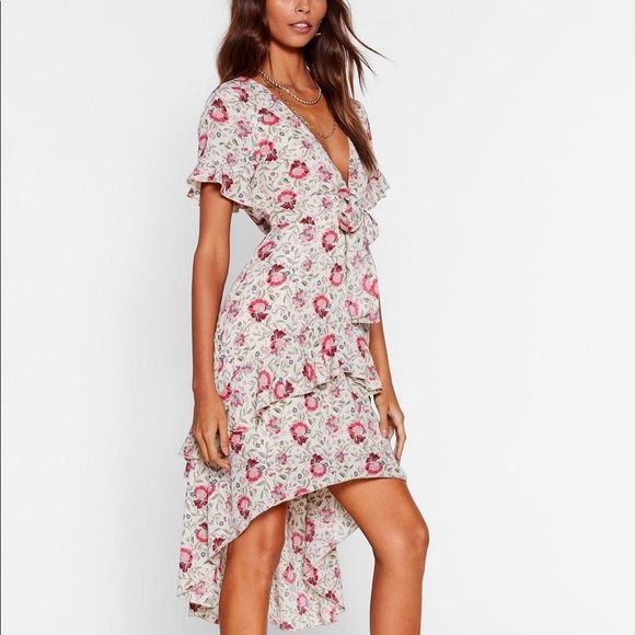 Floral Dress NastyGal - Picture 1 of 8